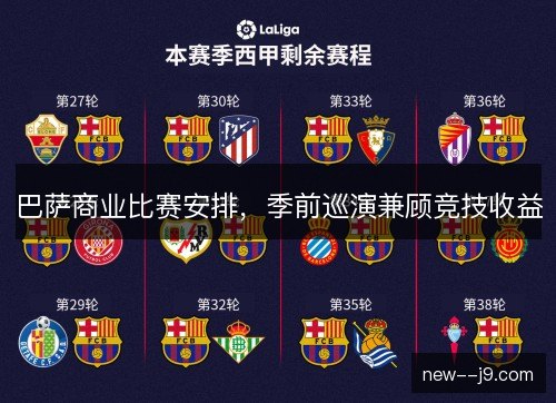 巴萨商业比赛安排，季前巡演兼顾竞技收益